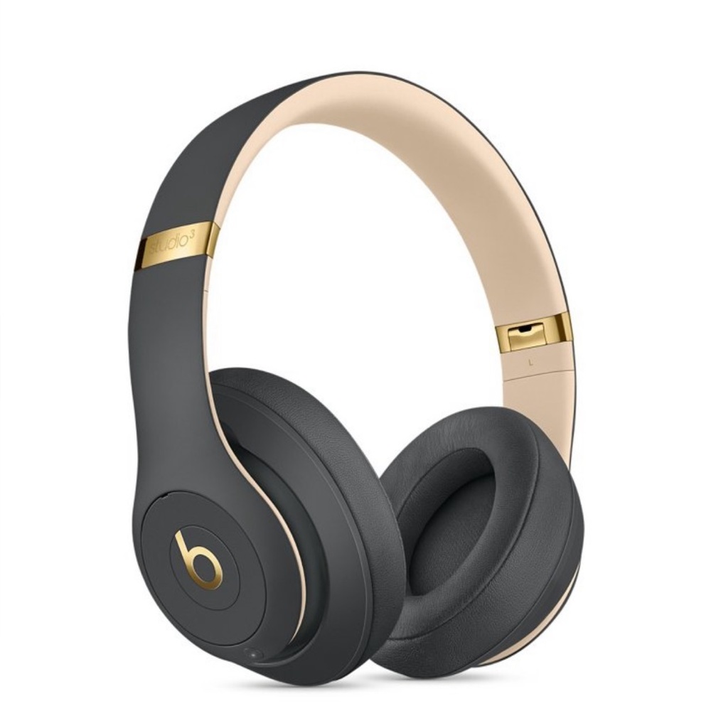 Beats Studio3 Bluetooth wireless noise canceling headphones in shadow gray